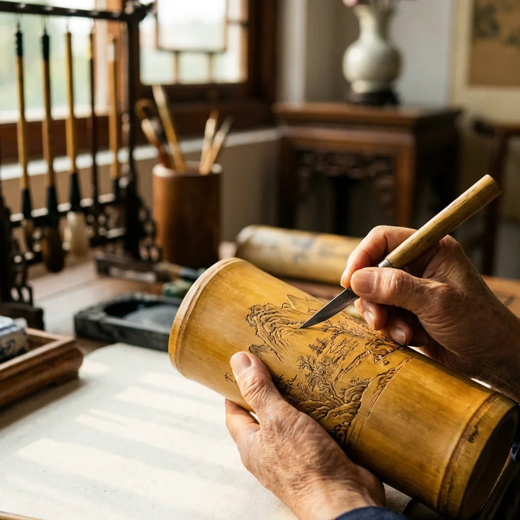 The Whispers of Bamboo: Traditional Carving Art for the Mindful Home Lover