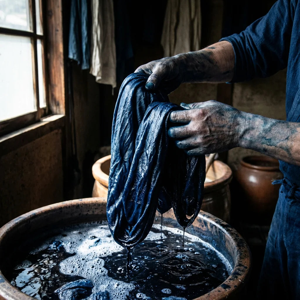 The Alchemy of Blue: Natural Indigo Artisan Crafted in Modern Luxury Homes